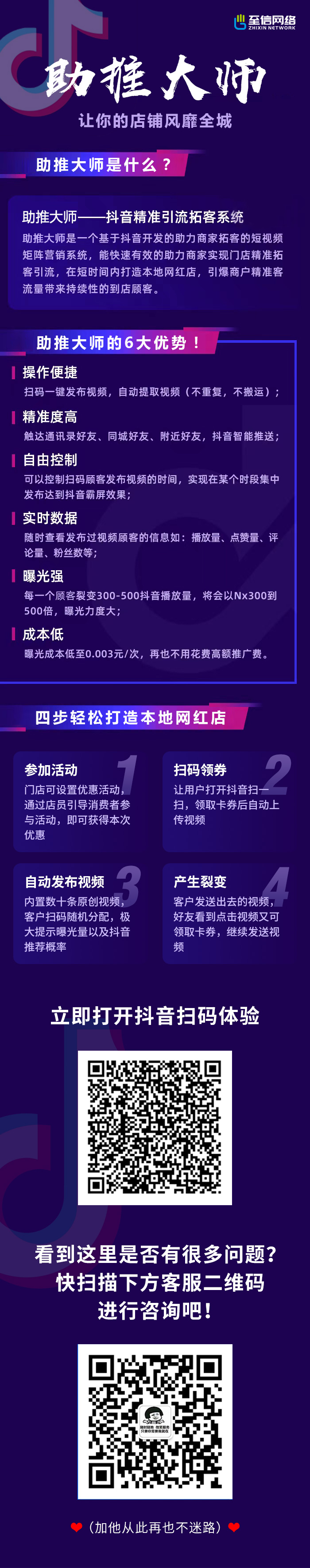 云探店、抖云推、抖客来抖音扫码自动发视频霸屏系统，不能错过的营销推广 