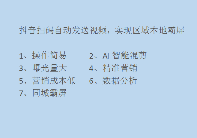 云探店、抖云推、助推大师客户抖音扫码领券自动发布视频，快速实现同城营销。